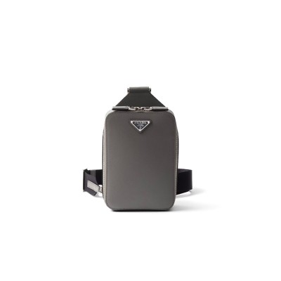 PRADA BRIQUE SAFFIANO LEATHER BAG 2VZ106 (20*14*4cm) 